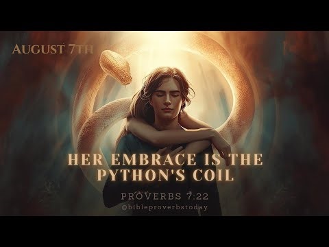 August 7th | "Her Embrace is the Python's Coil" | Proverbs 7:22