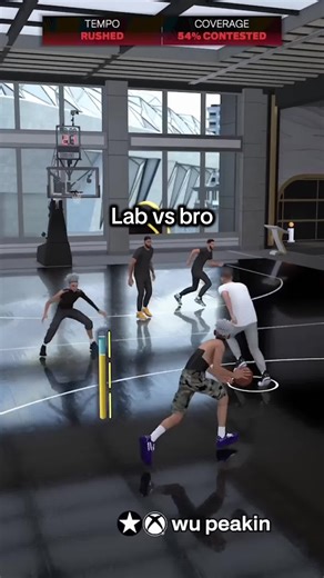 Labs get bad 🙊 #2k #lab #dribble #xix #viralvideos (who need animations?)