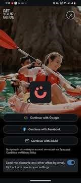 Install work guidance , only sign up with email