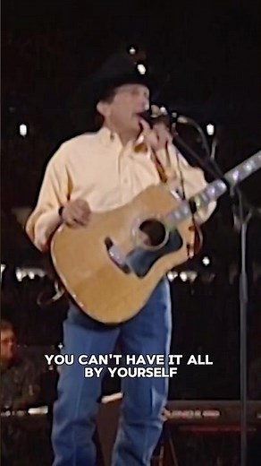 Coming to you #StraitFromTheStage with this throwback of "Living and Living Well"! #GeorgeStrait