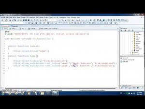 How to validation form with codeigniter and bootstrap.