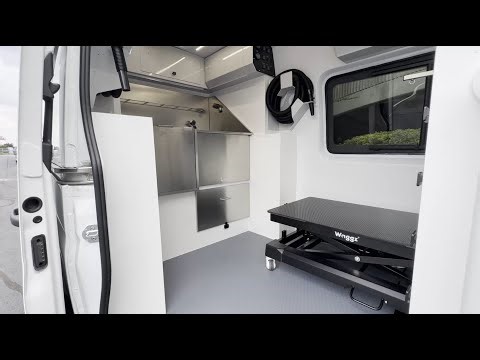 New 2025 Mercedes Benz Sprinter Mobile Pet Grooming Van | Solar and Battery powered S2103