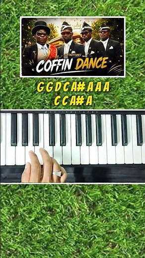 Coffin Dance Piano Tutorial🎹Easy Piano Tutorial for Beginners | Viral Meme Song#coffindance#shorts
