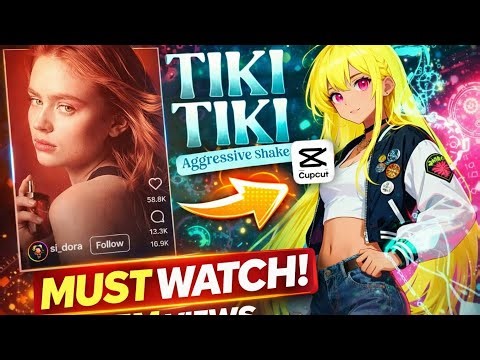 Instagram Trending ' TIKI TIKI ' Song Reels Editing on Capcut 🎀💀