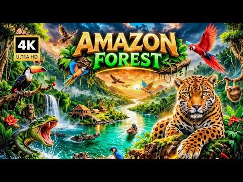 Amazon Rainforest Animals 4K Most Amazing Wildlife of the Amazon Jungle Ultra HD Documentary