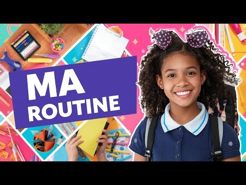 Learn French Through Music - My Routine - Ma Routine - Song with lyrics in French and English
