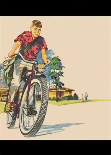 Pt. 2 of another job that has slowly disappeared over the years! Would you want this as a job? #adoresvintage #vintage #fyp #viral #paperboy
