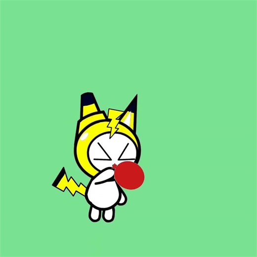 Ewergwy inflates a balloon #katsupandmeowstard #chiknnuggit #animation