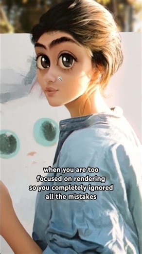 when you are too focused #art #digitalart #speedpaint