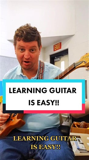 Learning guitar is easy #music #guitar #howto #twinkletwinklelittlestar #easy