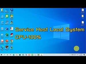ปิดการทำงาน Service Host Local System | ที่ทำให้ CPU รัน 100% | windows 10