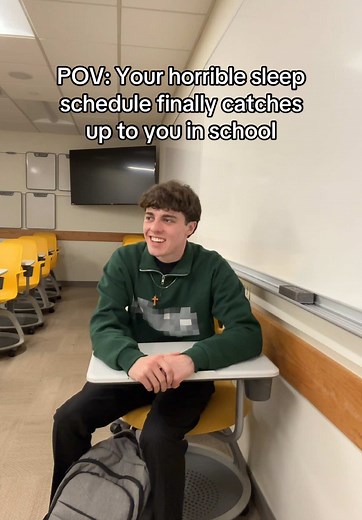 POV: Your Horrible Sleep Schedule Finally Catches Up to You