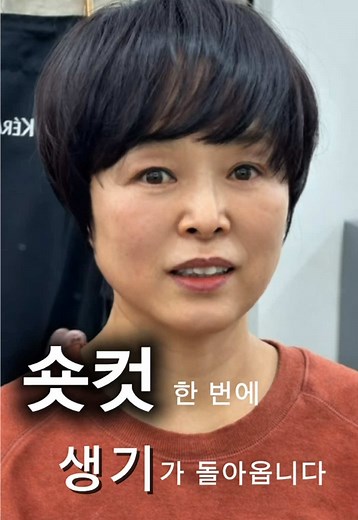 손상 모발 복구를 위한 숏컷 리셋