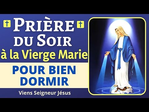 🙏❤ Evening Prayer to the VIRGIN MARY - POWERFUL Prayer of Protection Before Sleeping to MARY