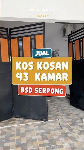 Jual Kosan BSD Serpong 43 Kamar Dekat Kampus BINUS #shorts #jualrumahkost