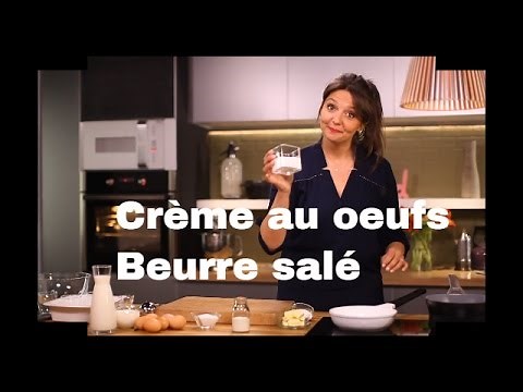 Crème aux oeufs caramel au beurre salé - Les recettes bonheur de Carinne Teyssandier - Télématin