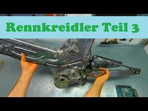 Schnellste 50 ccm Rennkreidler 2023, Rahmen Aufbau Van Veen Florett RS für Straßenrennen Teil 3