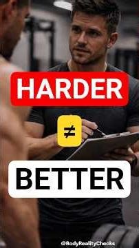 Why Training Harder Is Usually a Sign Your Program Is Failing | Body Reality Checks