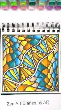 One Doodle Challenge → Maximum Relaxation | #doodle #zentangle #art #arttherapy