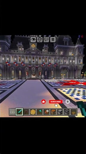 Finally I Built A Castle In My World #minecraft #shorts #ytshorts