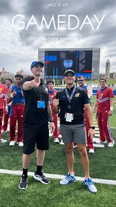 A closer look at our coaches gameday! ❤️💙 #rockchalk #kucheer #collegecheer #kansascheer #gameday #cheerleading #coaches | KU Cheerleading