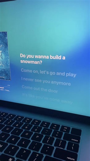 Do you want to build a snow man lyrics - frozen #fyp #music #lyrics #song