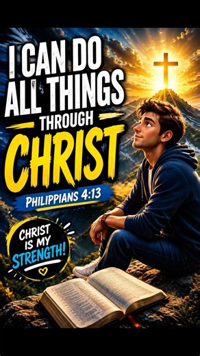You Can Do All Things Through Christ | Philippians 4:13 🙏