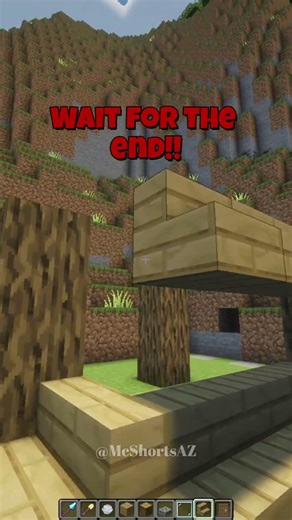 POV: Smallest House #minecraftbuilding #shorts