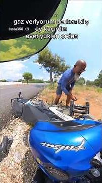 Unfortunate accident that happened in the driving license track #explore #explore #fyp #motor #ya...