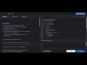 Codechef Starters 211 No Doubling