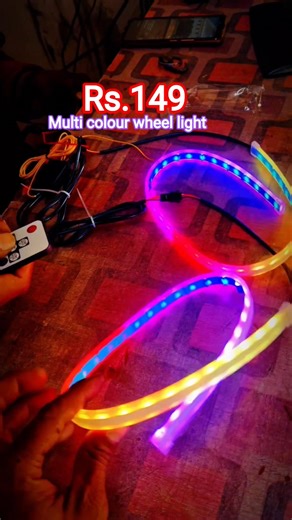 👉 Splendor Plus 😱 NEW RGB DRL Drum LED | Running Wheel Multicolour 😈🔥 light with remote control 😱