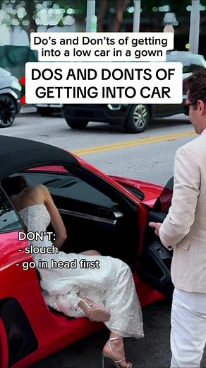 Elegant Ways to Get Into a Car Without Mistakes