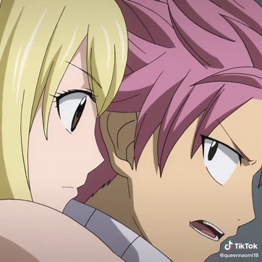 NaLu Moments in Fairy Tail Animation: Lucy Heartfilia & Natsu Dragneel Flirting Scenes