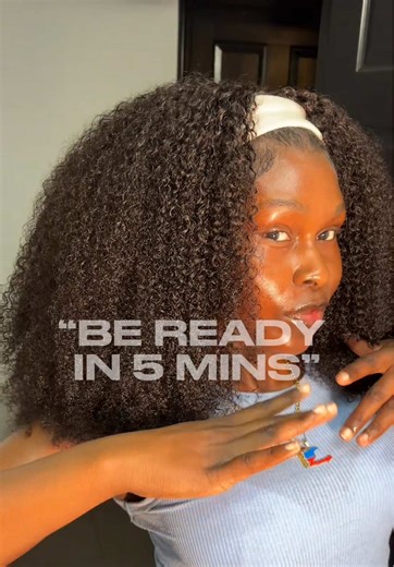 Get Ready in 5 Minutes with This Stylish Half Wig