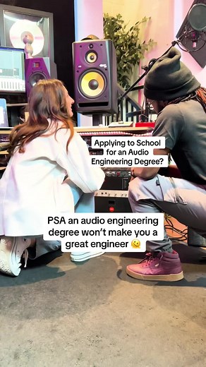 If you’re wondering if you should get an audio engineering degree, watch this first! You don’t need an audio engineering degree to work in a pro studio. You need industry connections, and you need real experience in a pro studio (not a classroom). You can get all of this in 6 months studying at Recording Connection! It’s a college alternative made for the real world to help you start your career fast #audioengineering #musicschool