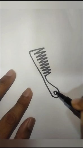 How to Draw a Comb Step by Step ✏️