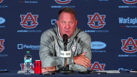 Hugh Freeze Provides Injury Update on Auburn WR Eric Singleton Jr.