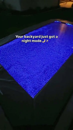 In-ground trampoline bundles include LED lights✨so the fun doesn’t stop when the sun goes down