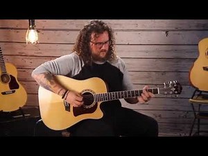 Washburn HD10SCE Acoustic-Electric Guitar, Natural