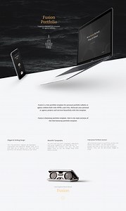 Fusion – Free Portfolio Template (HTML5)