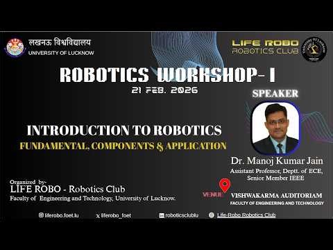 Lecture-01 Introduction to Robotics and Electronics Basics