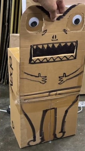 The Next #cardboard #monster Nerf Target for the #cardboardcastleadventure