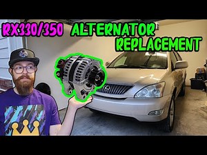 2003-2008 Lexus RX330/RX350/V6 Highlander Alternator Replacement
