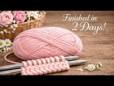 This Elegant Knitting Vest Looks Designer 😍 So Easy & Beginner Friendly!