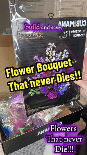 Flower Bouquet Blocks! Flowers that don’t wilt or die! These even have a light up element! #blocks #flowerblocks #flowerboquet #tiktokshopjumpstartsale #valentinesday