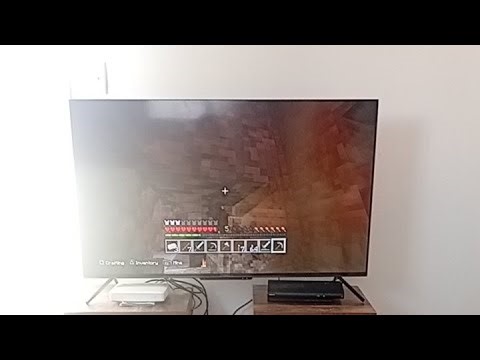 LIVE at my friend's house playing Minecraft PS3 Edition