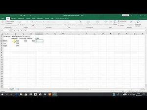 Microsoft Excel Tutorial - Making a Basic Spreadsheet in Excel 2016