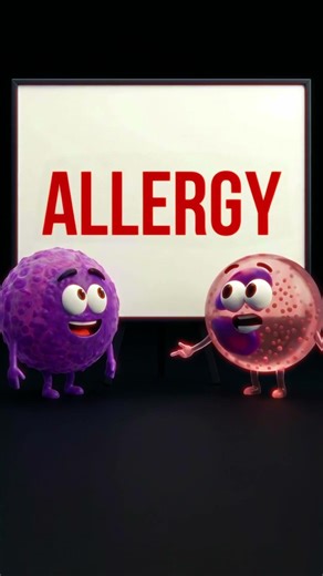 MediToonX 360 explains : Allergie part 2 - Two cells. Two roles. One allergic emergency. 🚨 #medicine