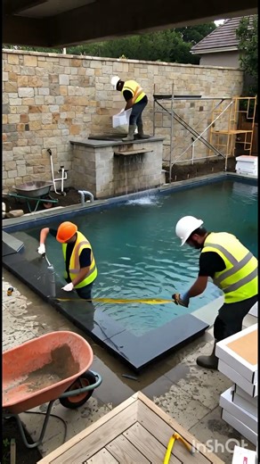 Amazing Epoxy Floor for Swimming Pool | Satisfying Installation Process Surah Takwir Heart Touching