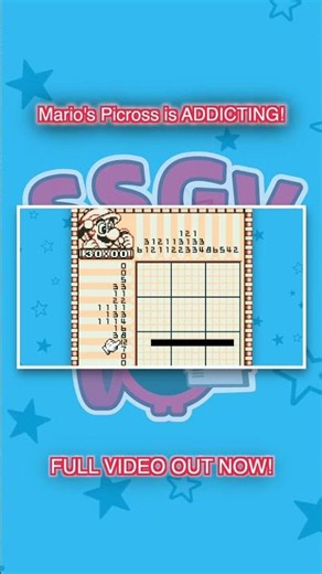 How to play Mario's Picross - #nintendo #mario #shorts